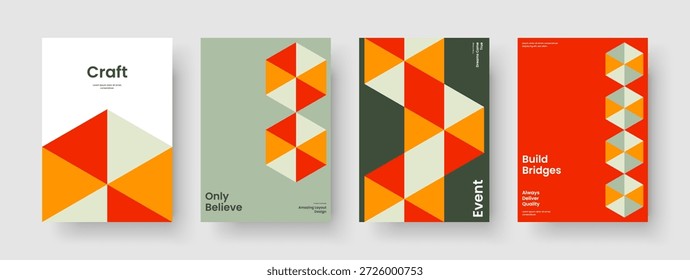 Modelo de Faixa Criativa. Layout de cartaz isolado. Design de Brochura Geométrica. Relatório. Histórico. Apresentação de negócios. Capa de Livro. Panfleto. Diário. Publicidade. Identidade da marca. Boletim informativo. Panfleto