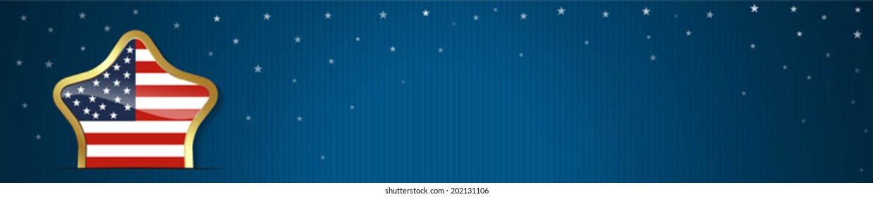 Creative Banners for 4th of July independence day/ Memorial Day/ Web, Created in Vector/ Eps 10.  Perfect for Web banners,  invitations or announcements. 
