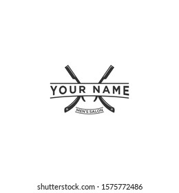 creative barber shop logo design