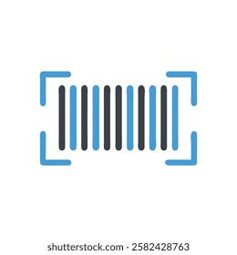 Creative barcode graphic icon symbolizing innovative inventory solutions.