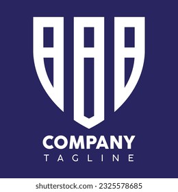 Creative BBB Named Company Logo Design Template