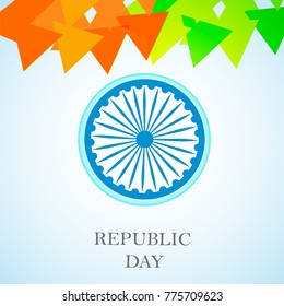 Creative and beautiful abstract for 26th of January or Republic Day of India with nice and creative design illustration.