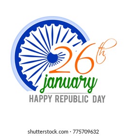 Creative and beautiful abstract for 26th of January or Republic Day of India with nice and creative design illustration.