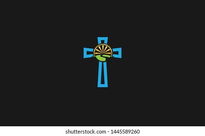 A creative and beautiful church logo design template