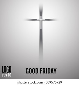 Creative and beautiful cross for Good Friday. The way of Jesus to save mankind