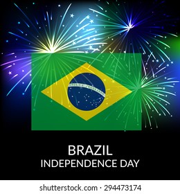 Creative a beautiful greeting with celebrate for Independence Day.