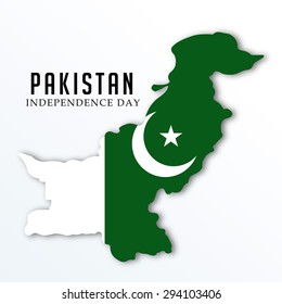 Creative a beautiful greeting for Independence Day.