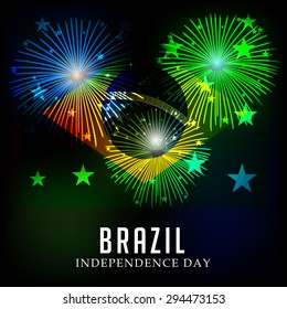 Creative a beautiful greeting for Independence Day.