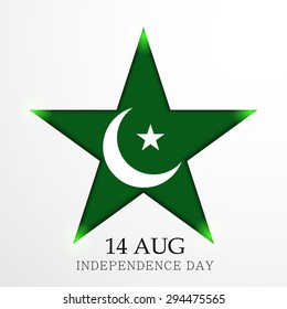 Creative a beautiful greeting for Independence Day.