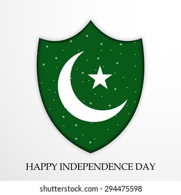 Creative a beautiful greeting for Independence Day.