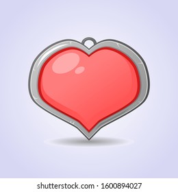 creative beautiful pendant vector illustration. valentine vector art