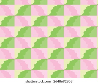 CREATIVE AND BEAUTIFUL SQUARE BOX SHAPES SEAMLESS PATTERN NEW DESIGN VECTOR