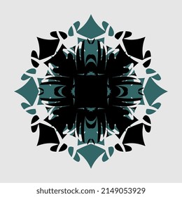 creative beautiful beautiful symmetrical geometric mandala vector good for decoration