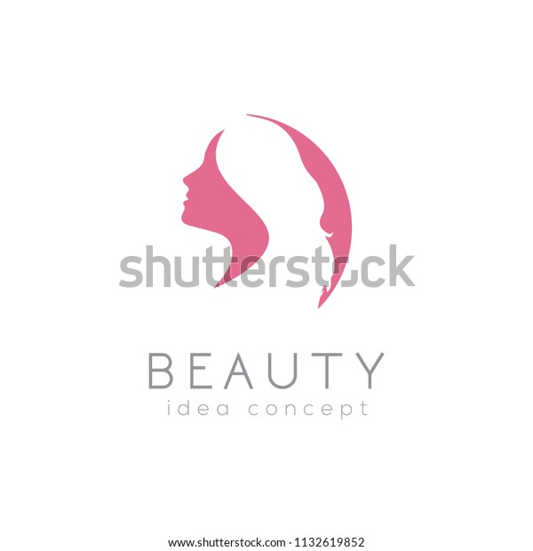 Creative Beauty Concept Logo Design Template Stock Vector (Royalty Free ...