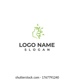 creative beauty logo eco  template, cosmetic and luxury consept