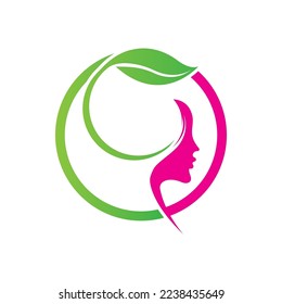 plantilla de diseño de ilustración vectorial de logotipo de belleza creativa