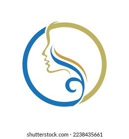 creative beauty logo vector illustration design template
