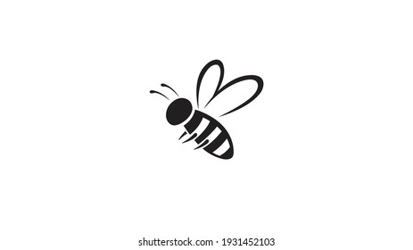 Creative Bee Insect Abstract Logo