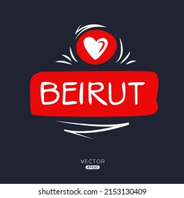 Creative (Beirut city) love design.