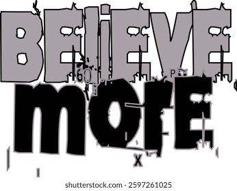 Creative believe more Vector Illustration for Entrepreneurial Success, Logo Design, and Graphic Artwork"