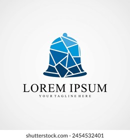 creative bell logo design vector template illustration