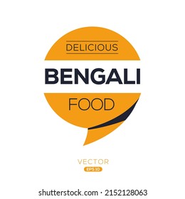 Diseño creativo (comida bengalí).