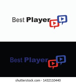 creative best player logo template - Vector