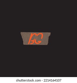 Creative BG Logo Design Vector