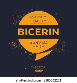 Creative (Bicerin) drink, Bicerin sticker, vector illustration.