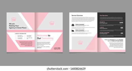 creative bifold brochure design template