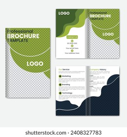 kreatives Bifold-Broschürendesign