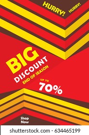 creative big discount banner design