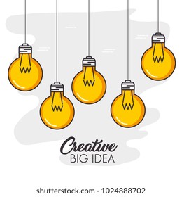 creative big idea set icons