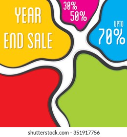 creative big offer discount banner or flyer design vector