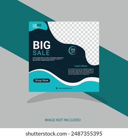 Creative Big Sale Social medial post design