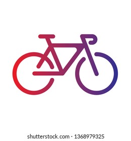 Creative bike icon