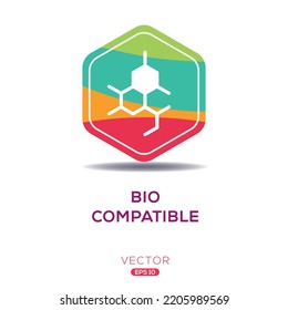 Creative (Bio compatible) Icon, Vector sign.