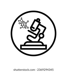 Creative biology icon vector art.