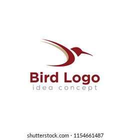 Creative Bird Concept Logo Design Template
