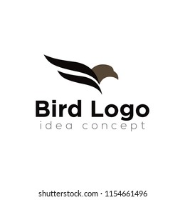 Creative Bird Concept Logo Design Template