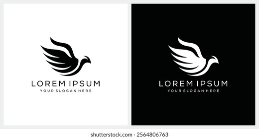 creative bird logo design vector template