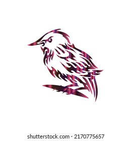creative bird logo with vector illustration
