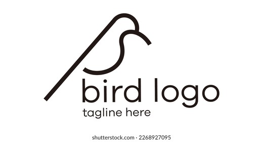 creative bird logo vector illustration