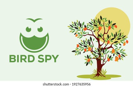 Diseño del logotipo de espía Creative Bird adecuado para el logotipo de la empresa, impresión, digital, icono, aplicaciones y otro material de marketing