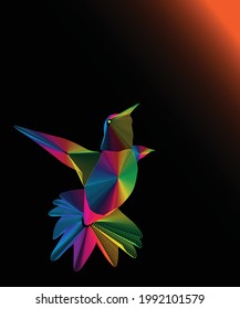 Creative Birds, Line Art Design For background. vector Illustration. Eps 10