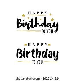 creative birthday greetings vector template