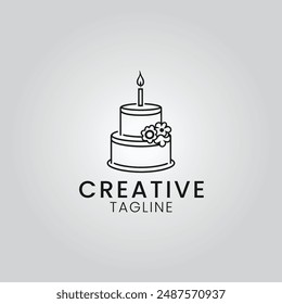  creative birthday party decoration post Logo Vector Sublimation Design	
