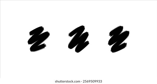 Creative black brushstroke and paint splash elements for graffiti backgrounds, grunge banner designs, abstract art borders, dirty textures, and vector illustrations in artistic formats