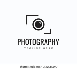 Creative Black Camera Logo Design Vector. Photography Logo Design Template.