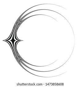 Creative black frame with sharp corners